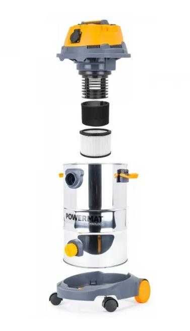 Прахосмукачка за сухо и мокро почистване 1600W / 2 години гаранция! /