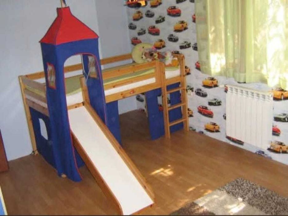 Легло с пързалка и нов матрак