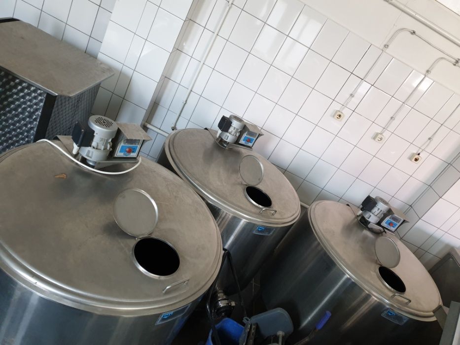 Tanc de racire/maturare lapte, inghetata, etc - 300 l. Aproape NOU!