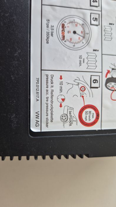 Компресор за гуми НОВ Оригинален  и мощен 240w