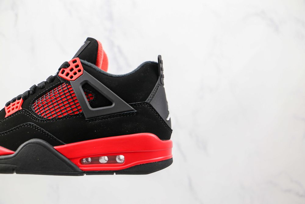Jordan Retro 4 Red Thunder Мъжки Дамски Маратонки
