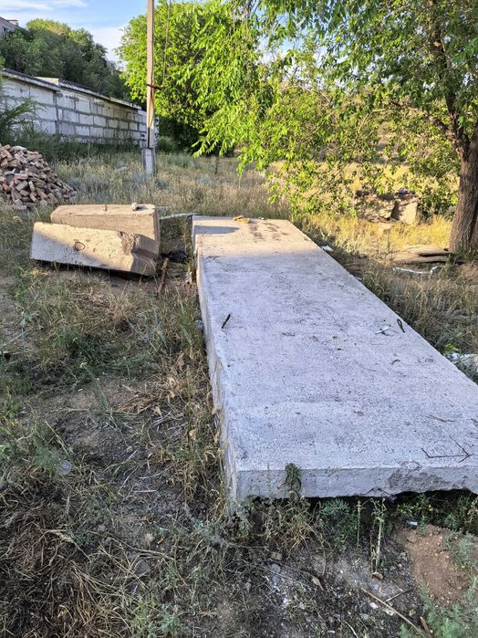 Плита перекрытия и блоки