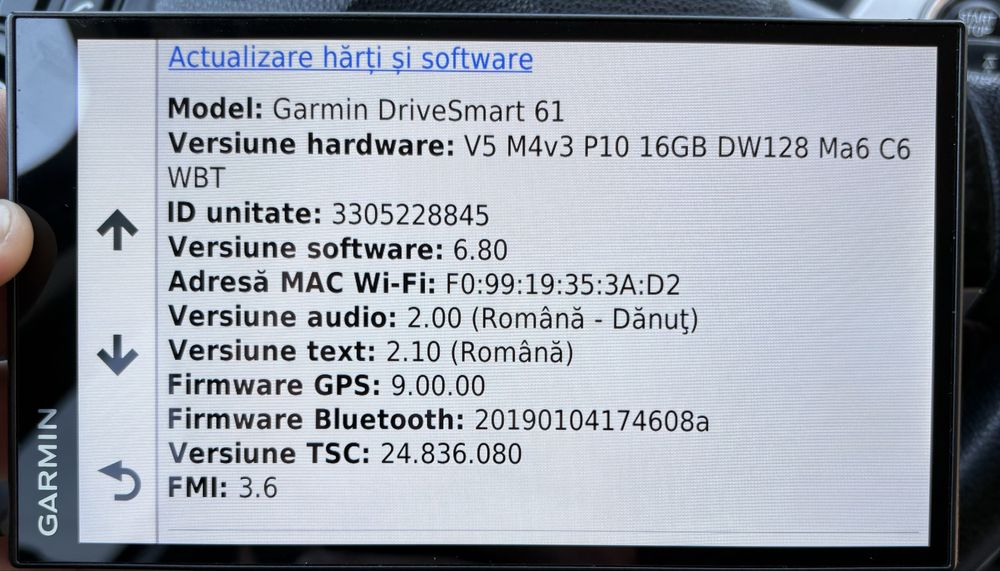 Vand GPS auto Garmin