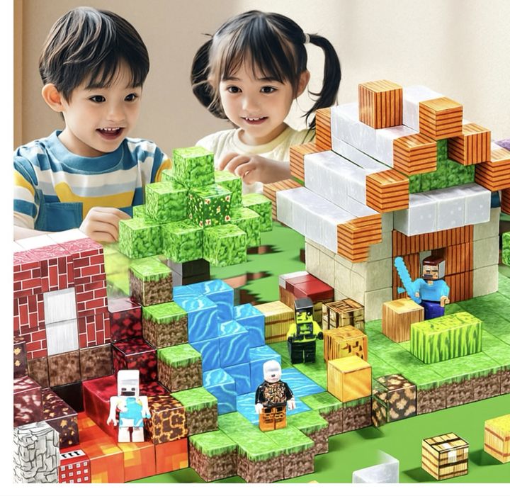 Майнкрафт магнитный конструктор