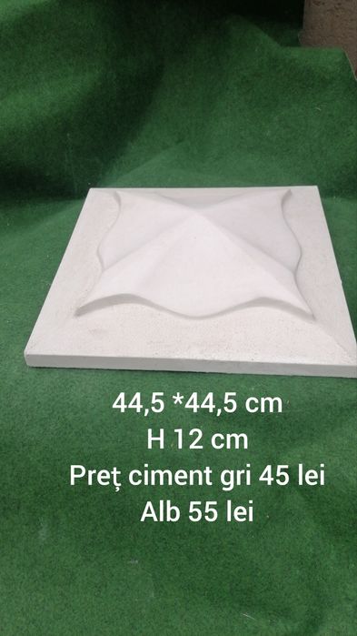 Capace pentru stâlp de gard cu diferite dimensiuni și diferite modele