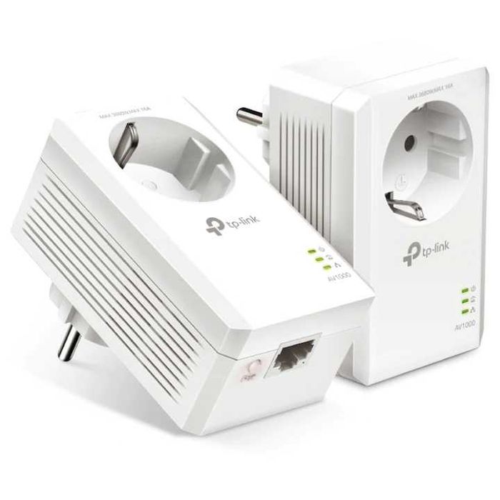 Kit Adaptor Powerline Tp-Link TL-PA7017P KIT, AV1000 Gigabit