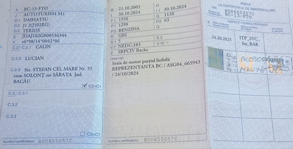 Vând Daihatsu Terios