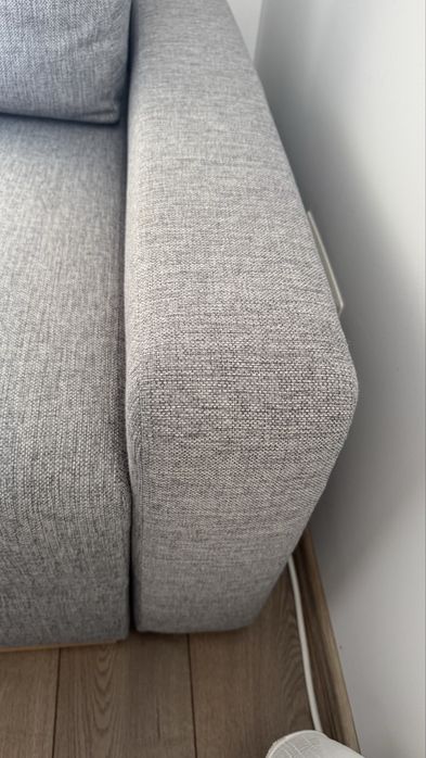 Canapea extensibila ikea gri , 3 locuri