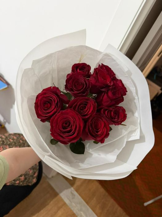 Красные розы за 10к