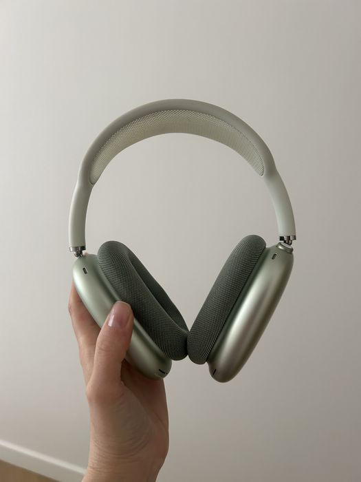 AirpodsMax наушники фисташковые