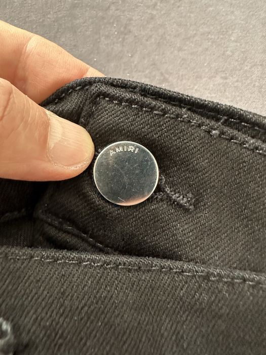 Черни оригинални дънки AMIRI произведени и закупени от USA