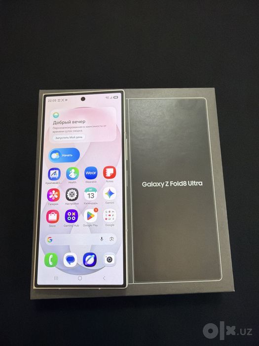 Galaxy samsung Fold 8 Ultra 12/256 10 kun iwlatilgan