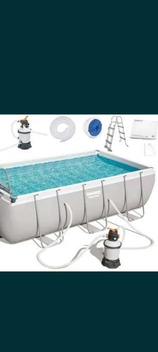 Intex besway 4x2x122 метр каркасный бассейн