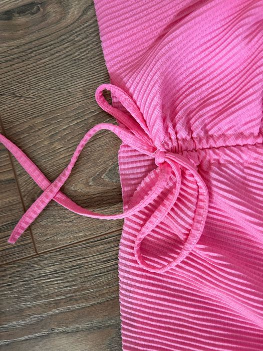 Розов кроп топ ZARA