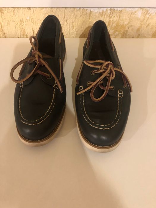 Timberland дамски мокасини цвят индиго