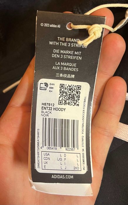 Adidas Entrada 22 Sweat Hoodie Мъжко Горнище