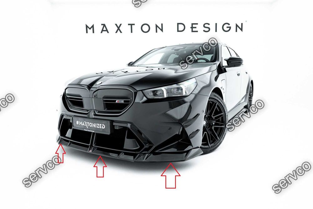Prelungire splitter bara fata Bmw M5 G90 Sedan Touring 2024- v1 - Maxton Design