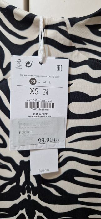 Rochie bershka noua XS