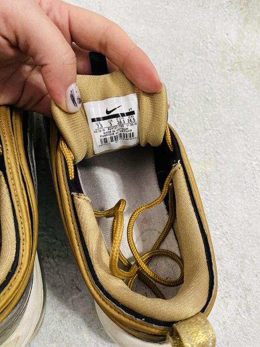 Nike Air MAX 97 Metalic silver and Gold