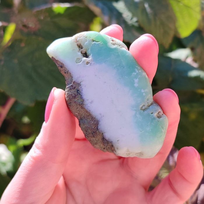 Хризопраз уникальный образец