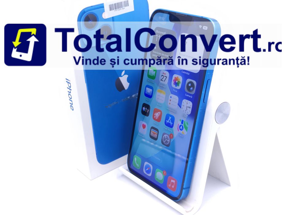 Apple iPhone 13 128GB Blue 4GB Single SIM, Garantie 24 luni | #D97269
