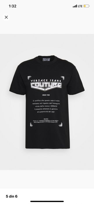 Tricou Versace Jeans Couture