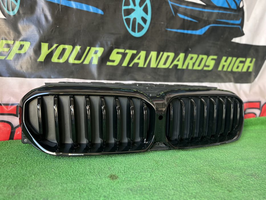 Bmw Seria 5 G30 G31 Facelift Grile Grila Activa completa Shadow Line
