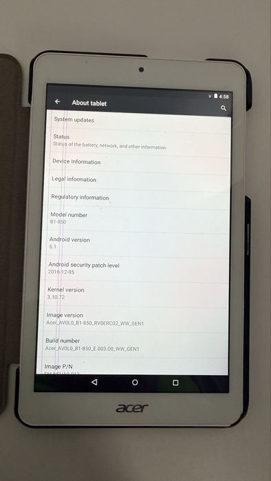 Tableta Acer Iconia One 8