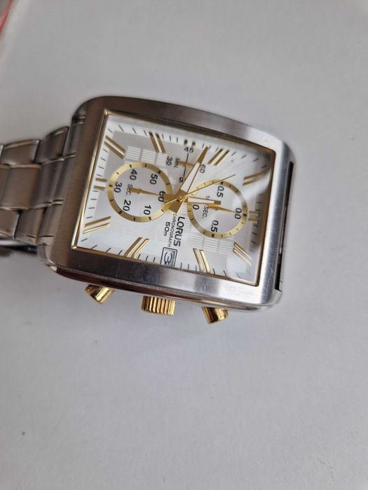 LORUS by Seiko, quartz chronograph, XL case 39 x 50mm, Japan, TOP!