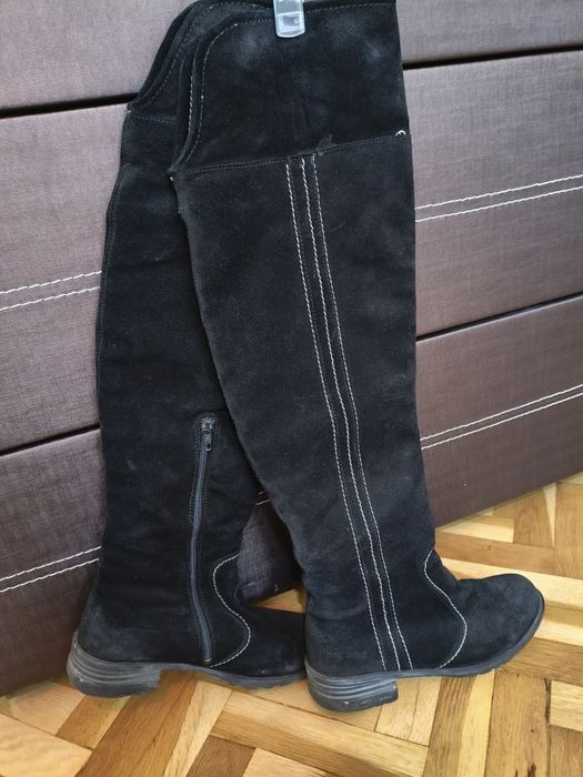 Зимни ботуши над коляното регулируеми