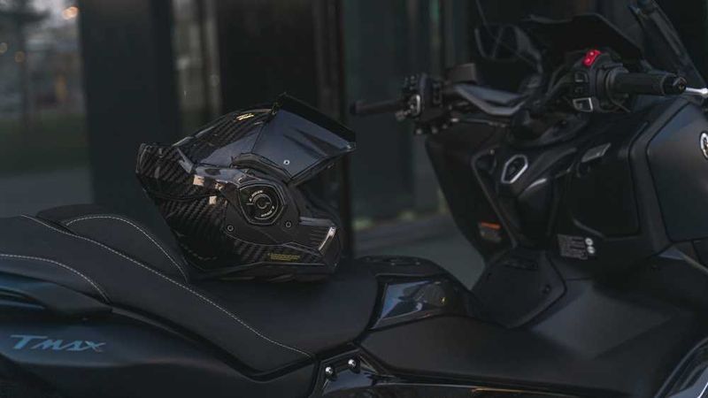 Нова Карбонова Модуларна Отваряема Мото Каска LS2 FF901 Advant X Carbon Solid - ECE 22.06, L и XL Размер