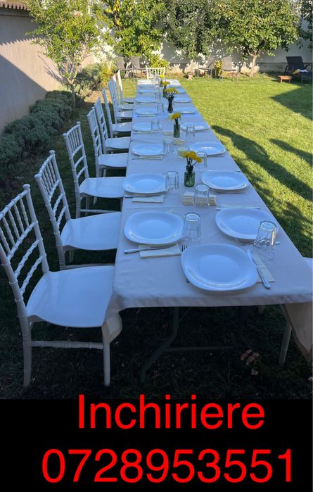 Inchiriere mese si scaune pentru evenimente