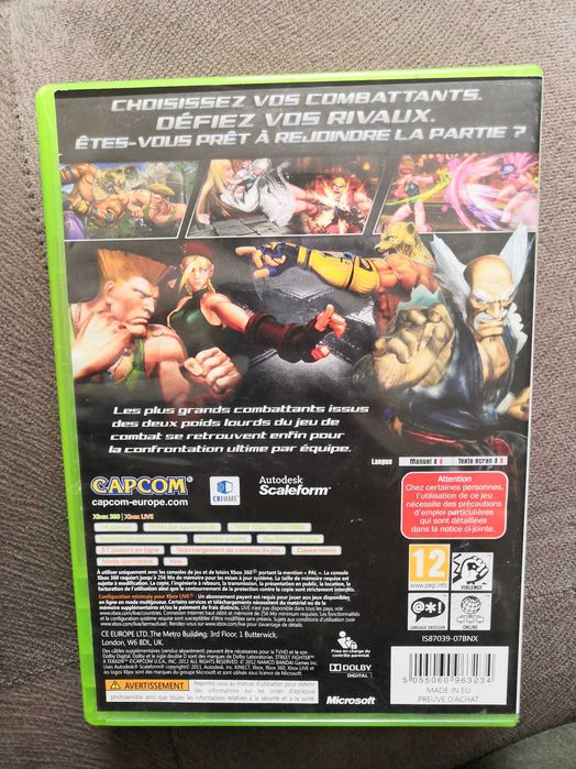 Street fighter VS Tekken xbox 360