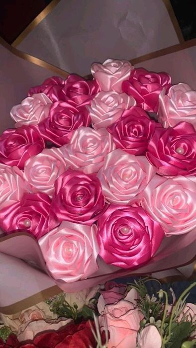 Вечные букеты из роз