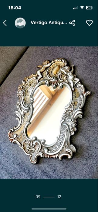 Огледало бронз ар нуво на повече от 120  г.