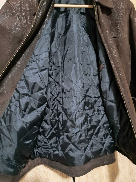 Geacă retro piele maro