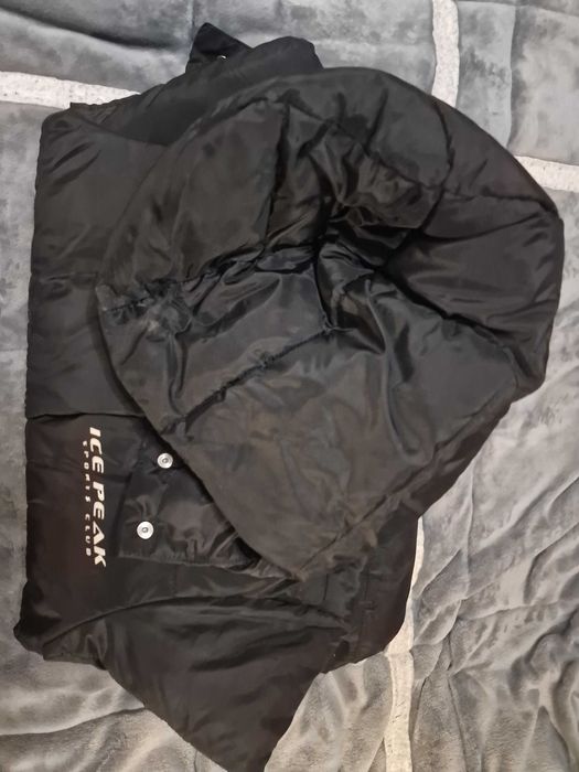 Детско спортно дълго зимно яке/шуба 134/140 см.