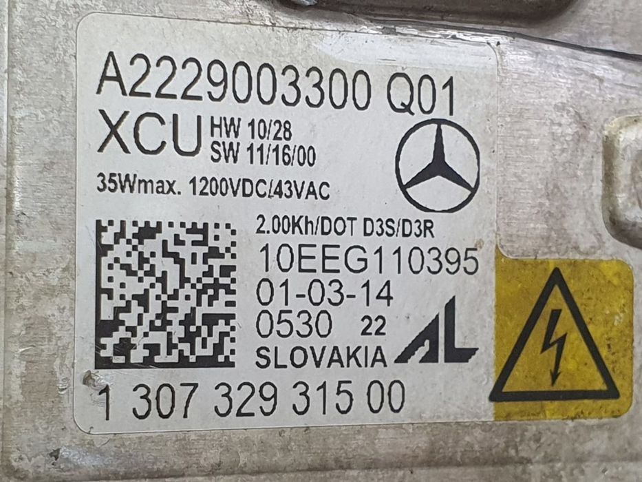 Balast xenon a2229003300 Mercedes Benz GLA-Class X156 (2013 - 2017) 2.2 cdi OM651.930