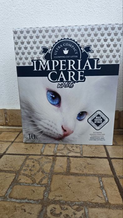Nisip antimiros pisici Imperial Care White 10L