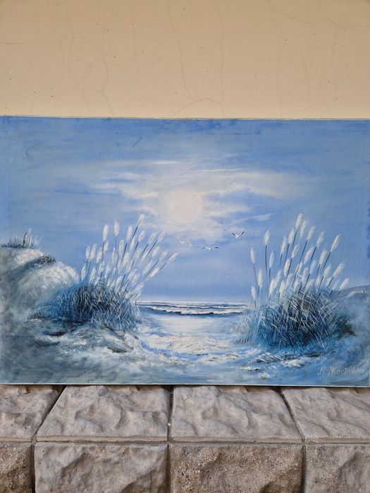 Кирил Жостов- Превъзходна картина масло върху платно