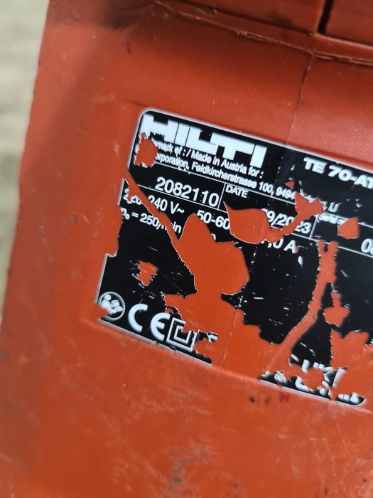 Rotopercutor SDS Max fabricatie 2023 Hilti TE 70 ATC AVR  modelul nou