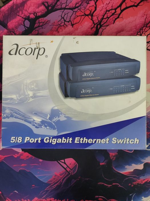 Сетевой коммутатор Acorp 5 Gigabit Ports