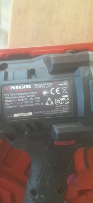 Ударен гайковерт Parkside