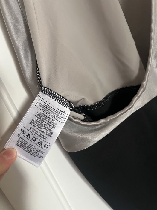 Body Reebok S de mișcare, dans, balet argintiu cu negru Dance Leotard