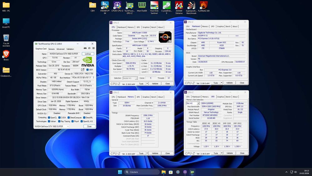 PC Gaming ~ GTX 1660 Super 6GB  | Ryzen 5 5500 | 16GB Ram | 256Gb SSD + 1TB HDD