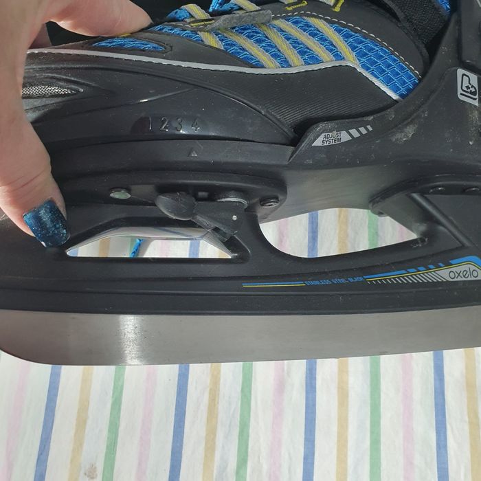 Patine pentru gheata Oxelo  masura reglabila 38/41 38/41