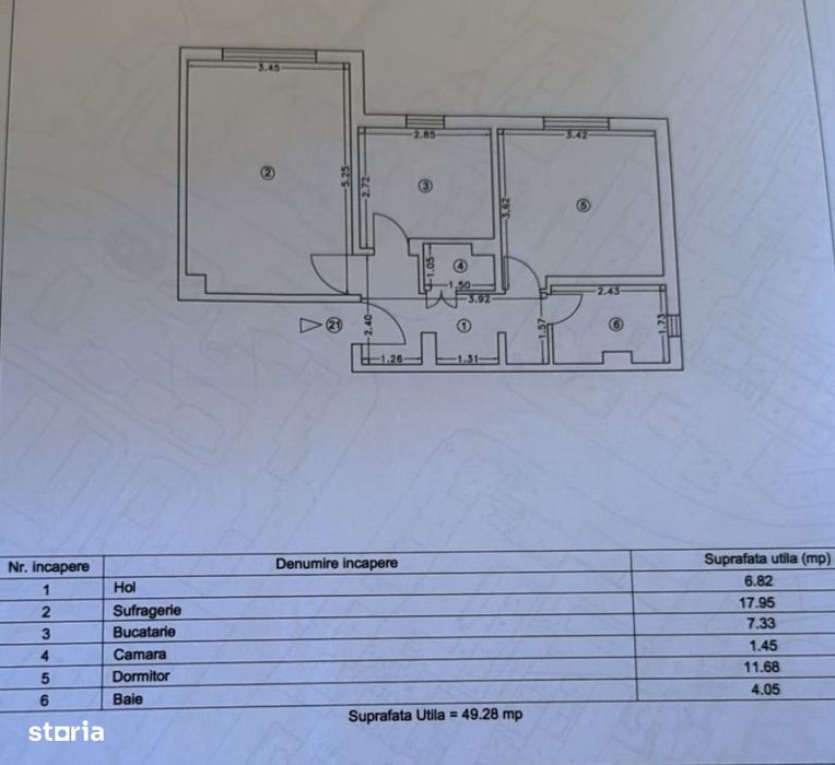Inel II-2camere decomandate, s-50mp, centrală gaze. 82000eur