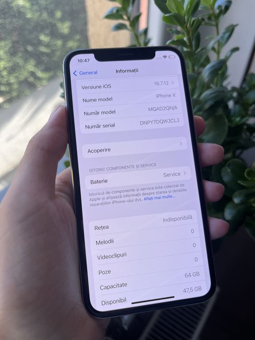 iPhone X Silver 64 Gb