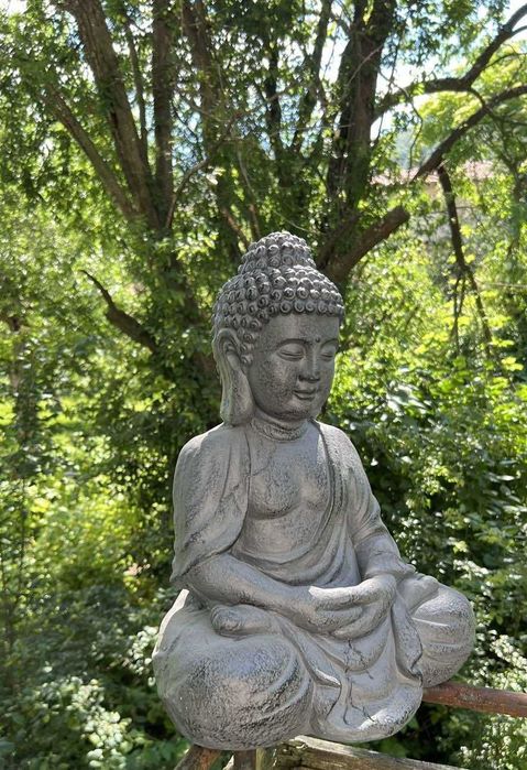 БУДА, БУДИЗЪМ–Голяма декоративна фигура 43см/30см