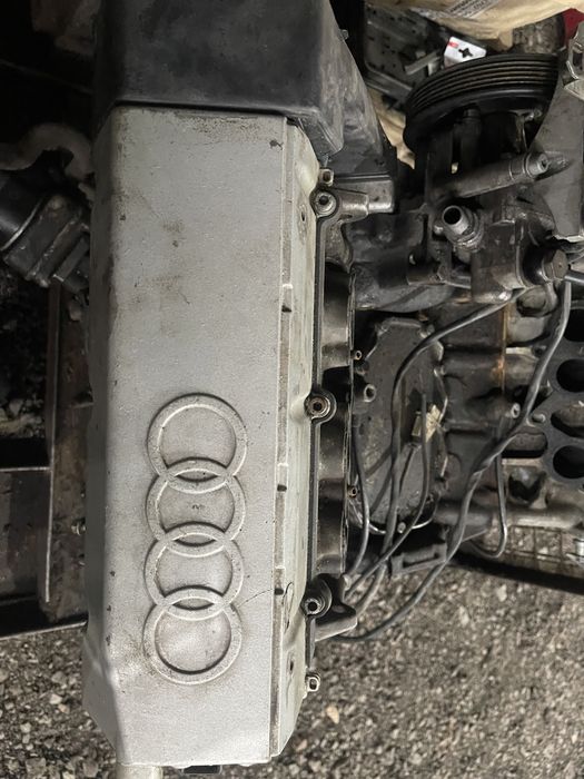 Двигатель ауди 2.6 в разборе